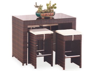 Rattan Bar Masa ve Sandalyeleri